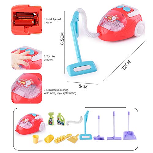 Geluid zeer simulatie stofzuiger speelgoed, interessant kinderen stofzuiger speelgoed voor kinderen om te spelen(vacuum… - Image 8