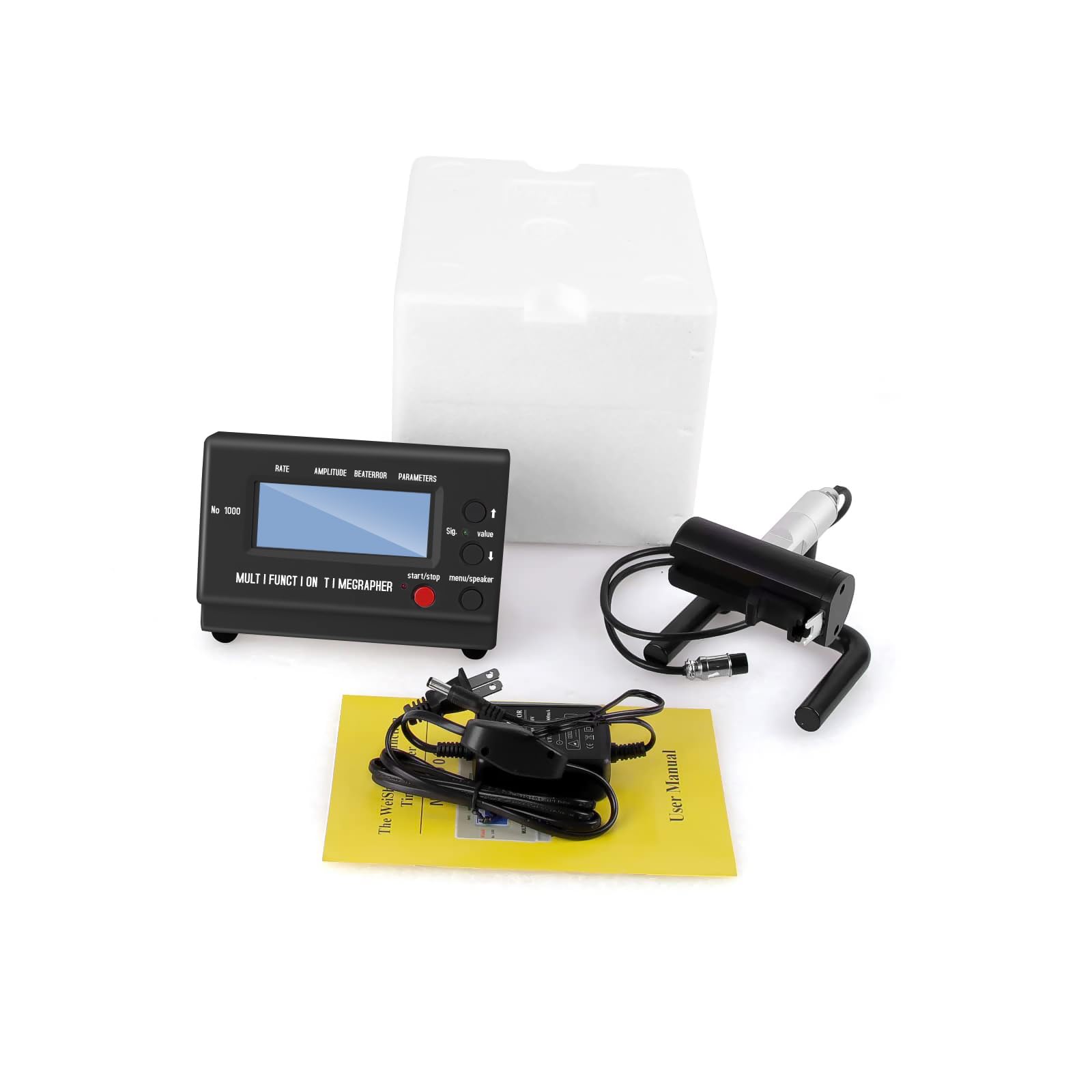 SWANSOFT Timegrapher No.1000, tester multifunzionale per orologi, cronometro per orologiaio, strumento di calibrazione per orologi meccanici