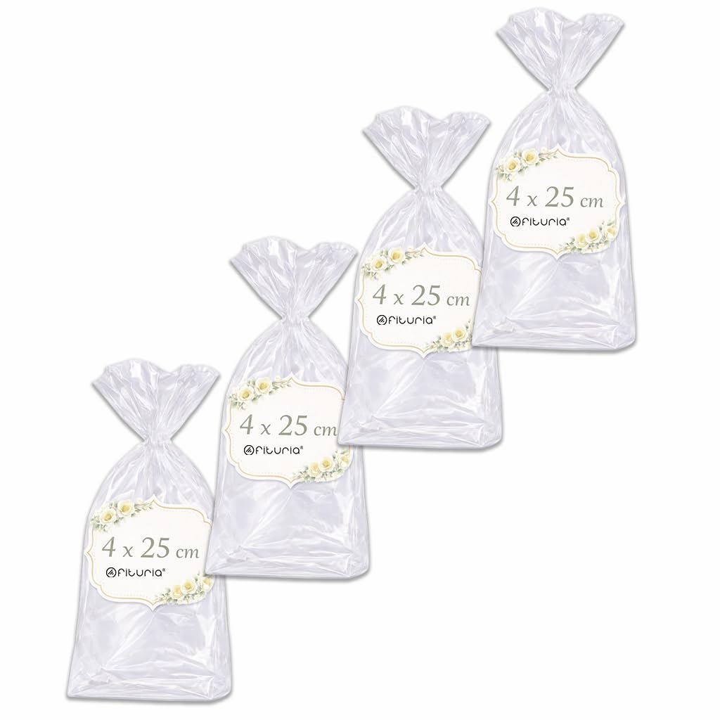 Ofituria Bolsas Celofán Transparente 10 x 15 cm, Bolsas Transparentes para Chuches y Regalos – Bolsas Plastico Transparente para Cumpleaños Infantiles, Galletas y Detalles, 1 Pack (100 Bolsas) — view 22