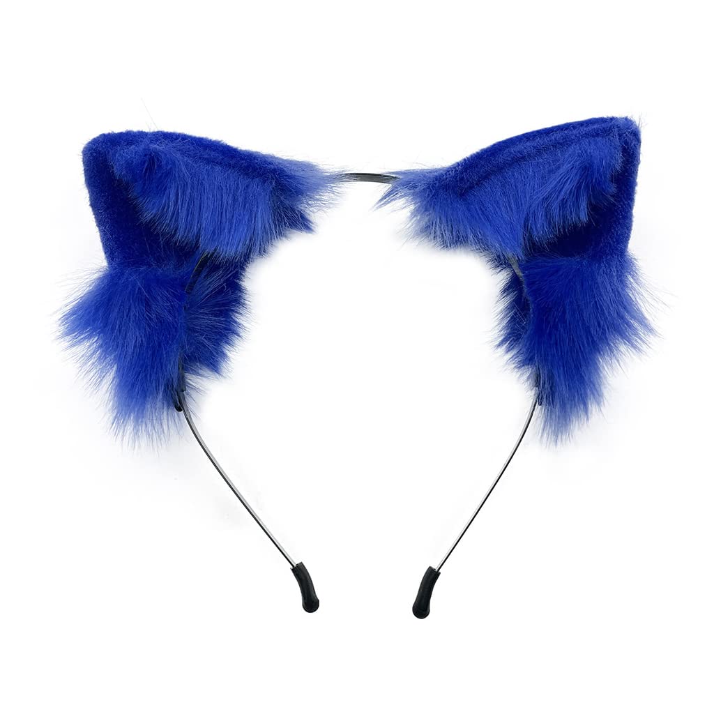 Fentency Soft Animal for Cat Ears Headband Animal Ears Headdress Kitten Ear Hairband Halloween Christmas Cosplay Anime Costume