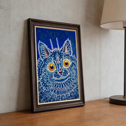 Impression sur toile Louis Wain chat qualite premium grand format decoration