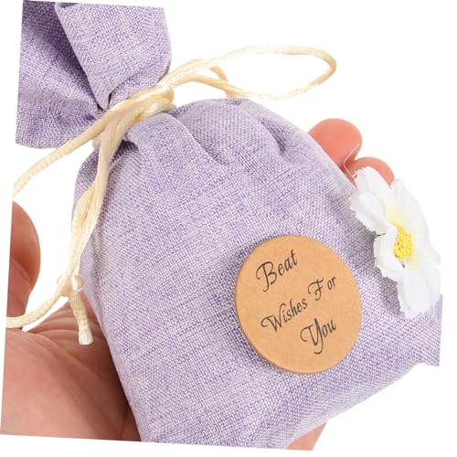 Alipis 10 bolsas de algodón vacías lavanda para sachet miniatura 3