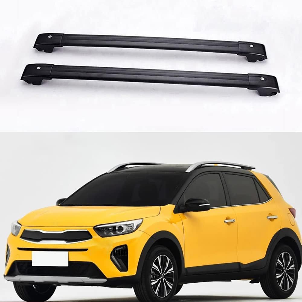 SSYYKJC Car Roof Rack for Kia Stonic SUV 2017 2018 2019, Safe and Durable Roof Rack Cross Bars Universal Car Roof Racks