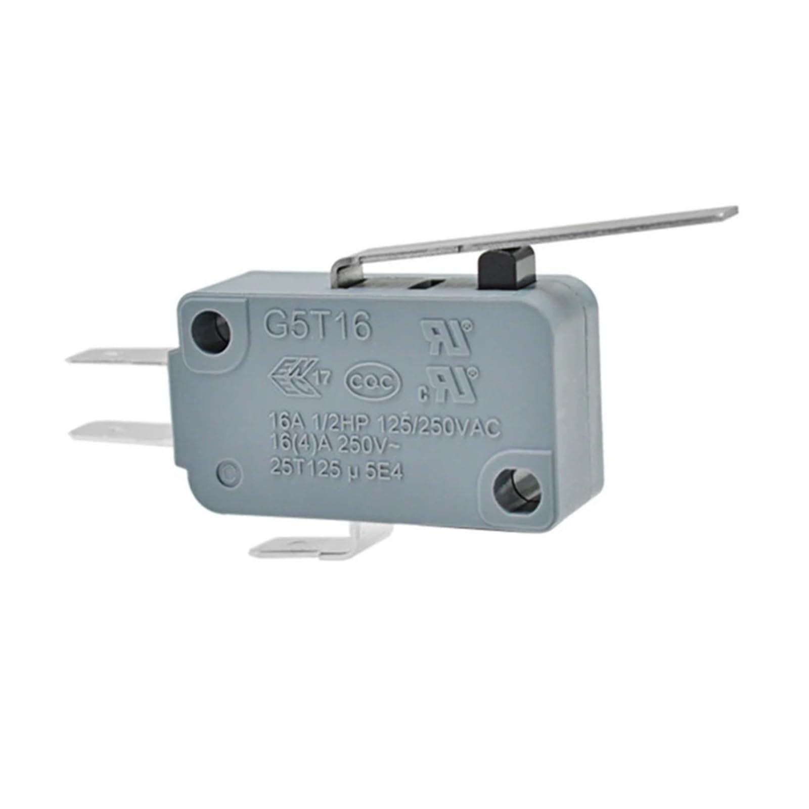 Interrupteurs électroniques automobiles 16A G5T16 micro-interrupteur à levier droit 1NF