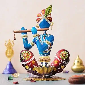 Discount ARA Lord Krishna Idol for Gifts/Pooja Room Handcrafted Krishna Statue/House Warming Gift Items/Festival Gift Item/Best Diwali Gift Items