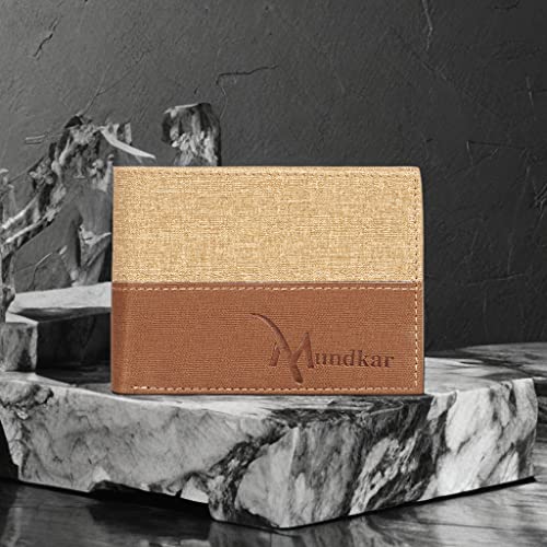 Image of Fabric & Denim Material Bi fold and Wallet for Men and Boys Combo Pack of 2 Stylish Wallets