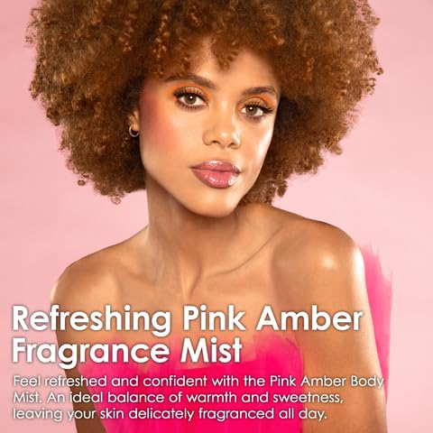 CANDIE'S Pink Amber Fragrance Mist - Sweet, Long-Lasting Perfume for Women, Luxurious All-Day Freshness, Ideal Body Cologne for Ladies, Feminine Scent, Lasts All Day, Must-Have Fragrance, 8.4 fl oz - Image 4