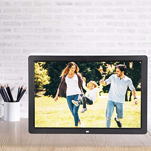 AYNEFY Digitale fotolijst, 17 inch HD digitale fotolijst 1440x900 HD Ultra Slim breedbeeld met afstandsbediening… - Image 6