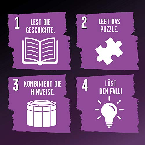 Kosmos 680725 Krimi-Puzzle: Die DREI !!! - Skandal auf dem Reitturnier, Leuchtet im Dunkeln, 200 Teile, Lesen - Puzzeln… – Bild 7