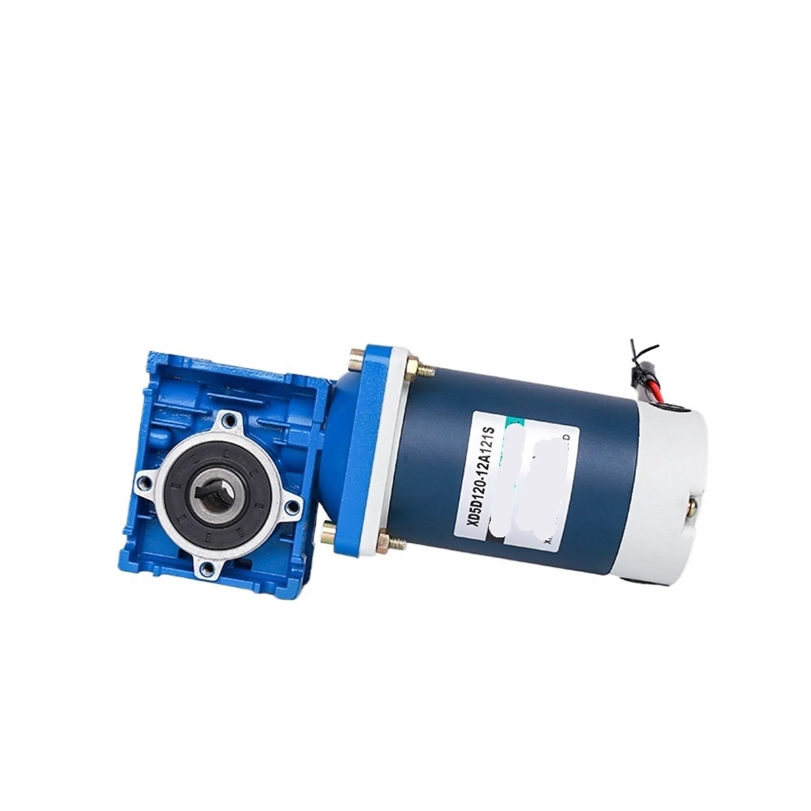 Motore di regolazione della velocità da 120 W, motore riduttore a vite senza fine RV30 ad alta potenza da 12 V/24 V con coppia positiva e negativa(5D120GN RV30 24V 21 rpm)