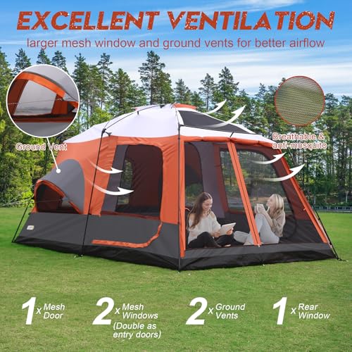8–12 Person Camping Tent