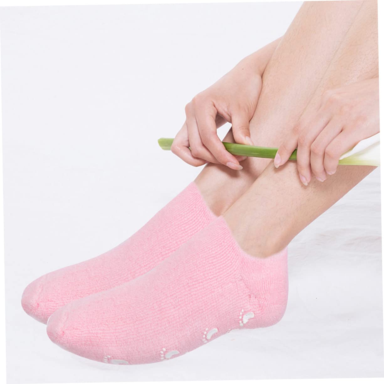 VICASKY 3paia Calzini Spa in Gel Essenziali Calzini Idratanti Per Piedi Per Dei Piedi