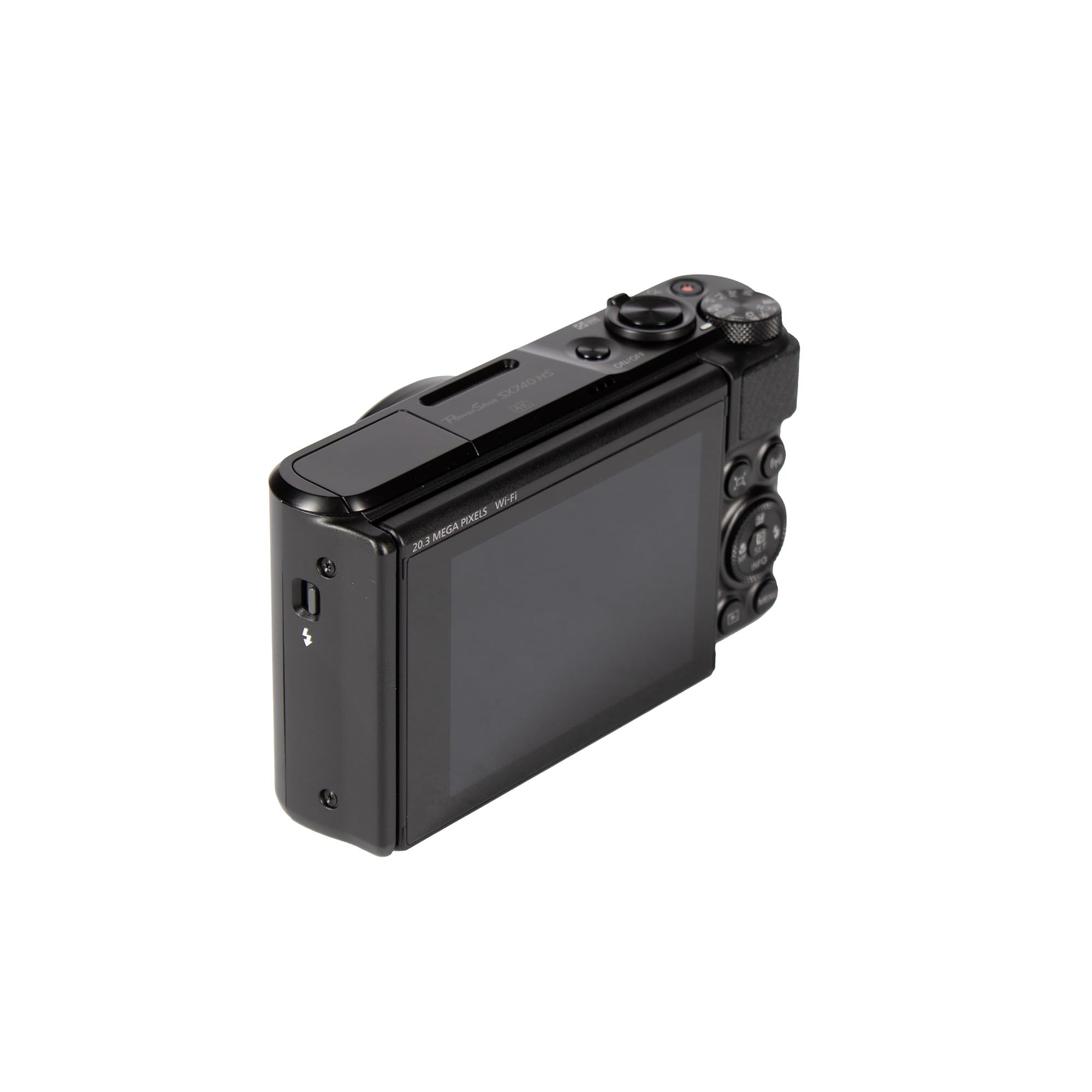 Canon PowerShot SX740 HS Lite Edition Digitalkamera (20,3 MP, 40-Fach optischer Zoom, 7,5cm (3 Zoll) Display, DIGIC 8, 4K Ultra HD, HDMI, WLAN, Bluetooth, Blendenautomatik, Zeitautomatik), Schwarz