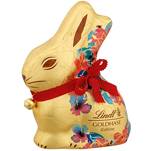 Lindt Goldhase - Limited Blumen Edition - Geschenk-Set für Ostern - Premium Vollmilch-Schokolade (3 x 100g) – Bild 4