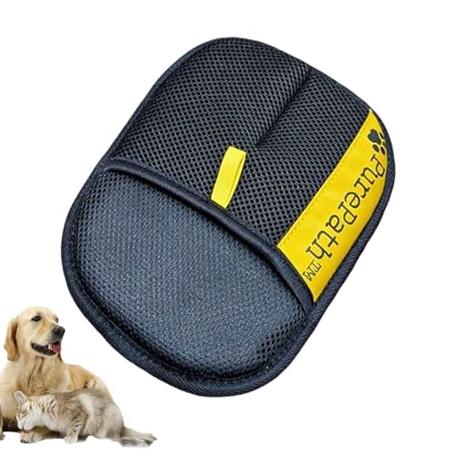 Pure Path Pet Hair Remover Glove Electrostatic Pet Hair Remover Glove for Dogs and Cats Cat Hair Removal Brush Pet Grooming Supplies for Clothing Couch Carpet Car Seat Bed Laundry (1Pc)