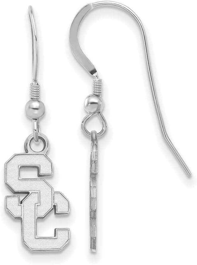 LogoArt SS University of Southern California Small Dangle Earring Wire