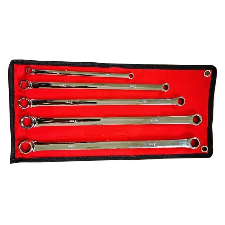 Juego De Llaves De Caja Extralargas, Combinación Métrica, Llave De Aviación, Kit De Llave De Trinquete, Menor Esfuerzo, Métricas De 8 A 19 Mm Eficacia Práctica
