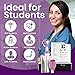 Zyrev Otoscope Oph Multi-Function Set - Otoscope/Opthalmoscope for Ear & Eye Examination - with Portable Carry Case, Sight Chart, Replacement Tips (Purple)