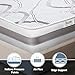 The White Stone Memory Foam-Matratze 180 x 200 | Höhe 22cm | Hypoallergener und atmungsaktiver Stoff | Orthopädische und selbstmodellierende Eigenschaften | Hergestellt in Italien