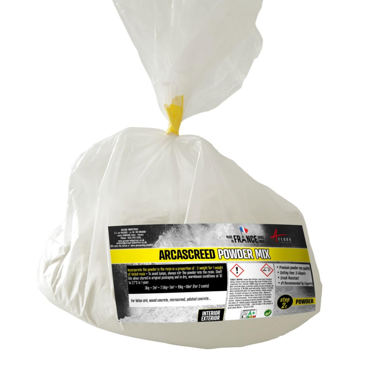MIKROMÖRTEL GEGLÄTTETER BETON - NUANCES MINERALES - 7,5 kg
