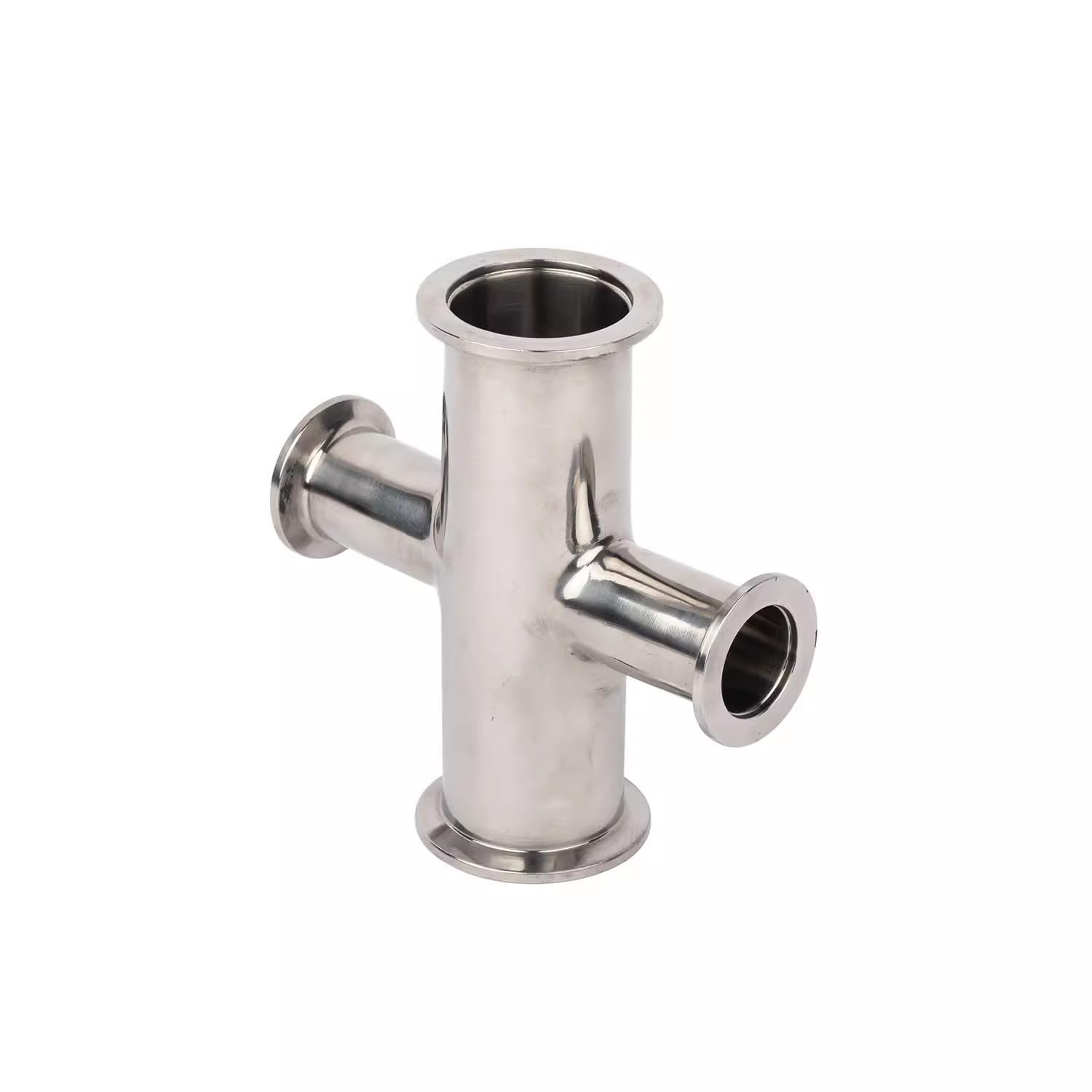 Conector Reductor de Cuatro Vías para Tubo de Vacío de Acero Inoxidable 304 Kf16/25/40/50, para Bomba de Vacío, Accesorios de Brida para Tubería de Vacío/Color/Kf50-Kf40