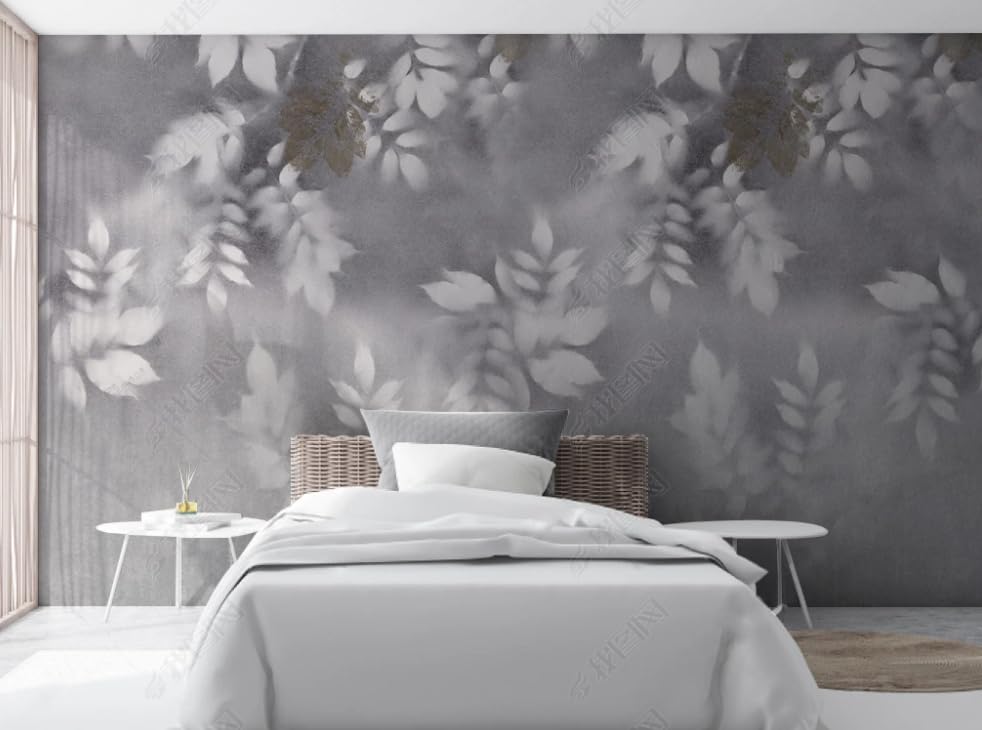 Papier peint intissé tropical pour masquer un mur abîmé