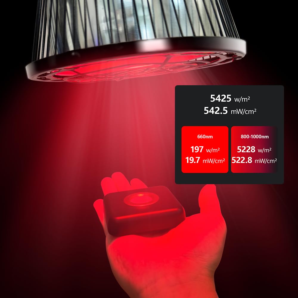 VABIRA VBR-REDNIR meter held in a hand, demonstrating its compact size