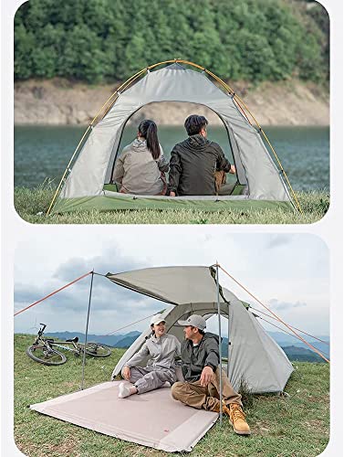 Parasol de playa antisol con doble puerta de cremallera fácil de armar 3