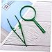 Gogogmee 3 Sets Glass Magnifying Glass Jewelry Tweezers Magnifying Glass for Kids Magnifying Lens Giant 10x Kids Observation Tools Observation Toys LED