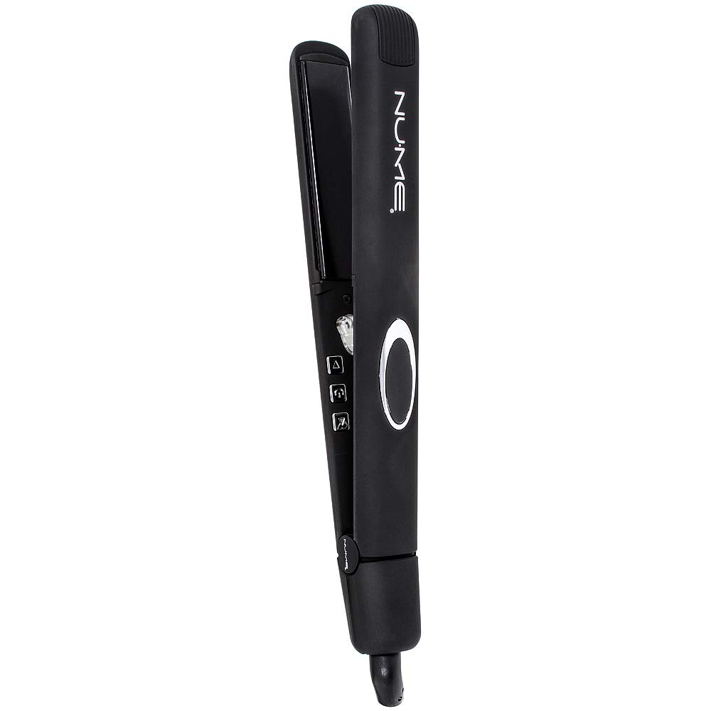 Amazon.com : NuMe Megastar Hair Straightener Tourmaline Flat Iron–1 Inch  Floating Plates with Negative Ion Booster, Infrared Light Strip, Ideal for  All Hair Types – Ultra-Smooth and Shiny Results. : Flattening Irons :