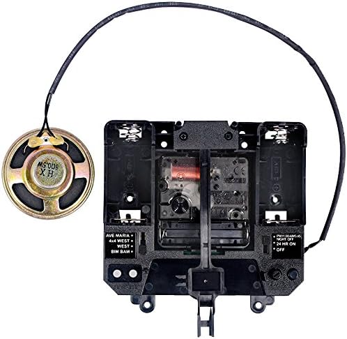 Rhythm Silence Movement Music Chime Box Plastic Quartz Mechanism Hands Pendulum Drive Units Diy Clock Accessory Kits