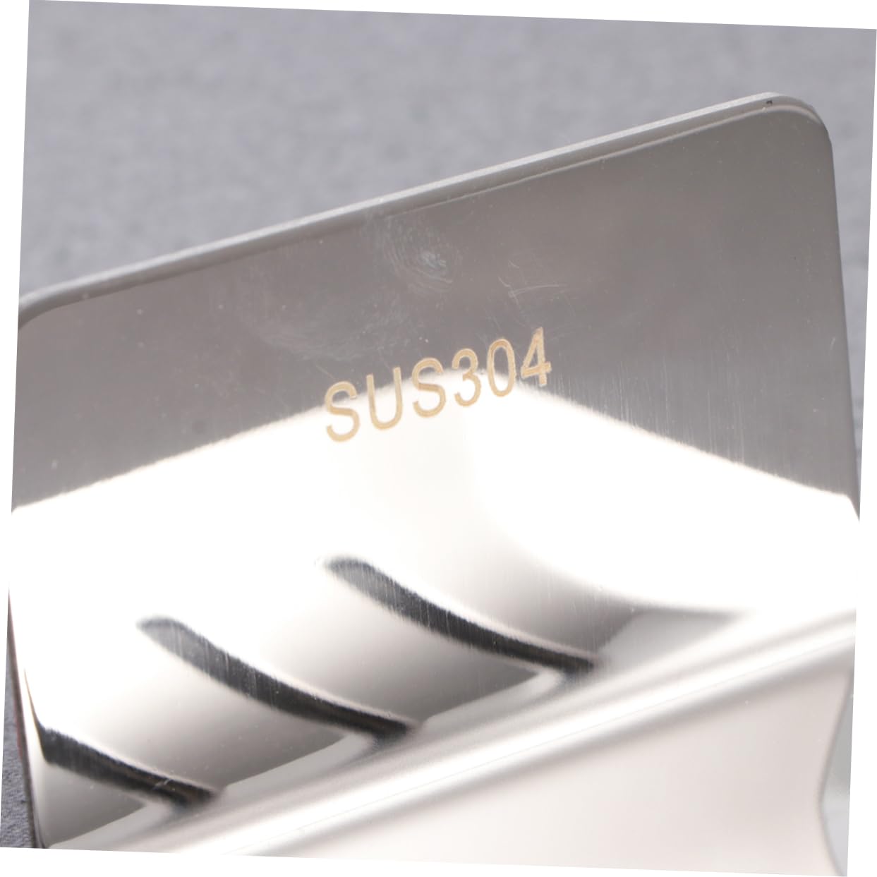 Jabonera de Acero Inoxidable 304 Plata 1 Pieza para Baño