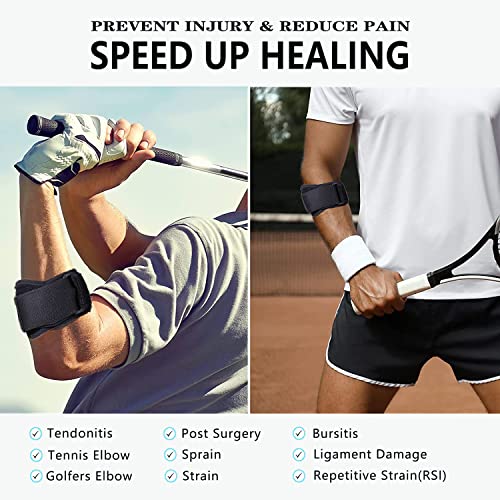 Cinlitek Elbow Brace For Tendonitis, Tennis & Golfer's Elbow Pain Relief, Forearm Compression Sleeve,Elbow Brace Support Strap For Men And Women For Weightlifting, Tennis, Golf Pressure Relief & Sports Injury Recovery #TOP5