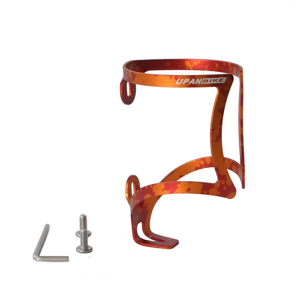 UPANBIKE Aluminum Alloy Bottle Cage for MTB Road Bike Camouflage Red