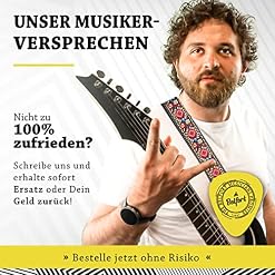 BELFORT® Lot de 2 supports muraux pour guitare + école de guitare – support guitare mural pour guitare western… - Les Beatles, Paul McCartney, John Lennon, RIngo Starr, George Harrison BELFORT® Lot de 2 supports muraux pour guitare + école de guitare – support guitare mural pour guitare western… – Image 7