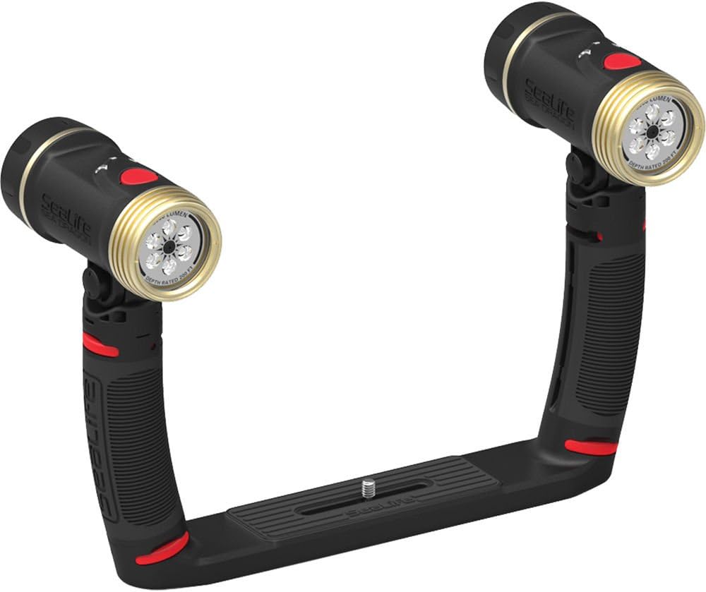 SeaLife SL987 Universal Underwater Photo/Video Sea Dragon Duo 2000 UW Lighting Set
