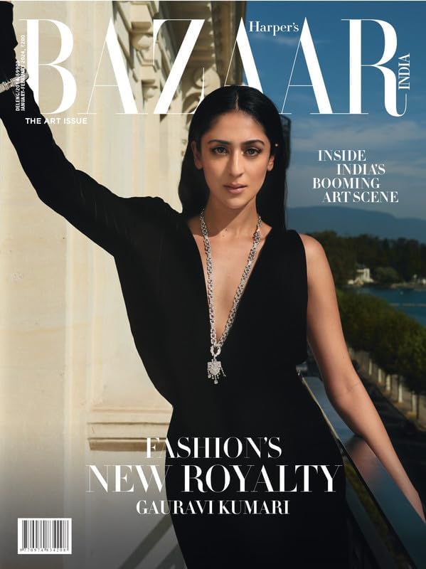 Harper's Bazaar India - January - February 2024 - Fashion's New Royalty - Gauravi Kumari