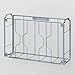 Auledio 2 Pack Over the Door/Wall Mount Cabinet Organizer Storage Basket in Kitchen or Pantry for Cutting Board, Aluminum Foil, Plastic Wrap, Mesh Silver