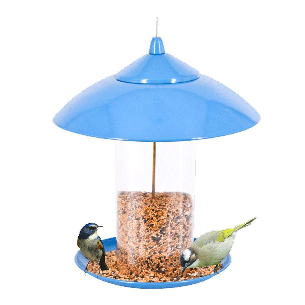 Mangiatoia per Uccelli Esterno Selvatici Appeso Alimentatore Uccello Selvatico, Gazebo Uccello Alimentatore e Decorazione del Giardino for osservatori di Uccelli e Bambini