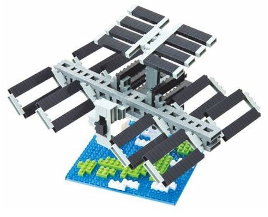(未使用･未開封品)　ナノブロック スペースステーション tu1jdyt Amazon.co.jp: カワダ(Kawada) ナノブロック スペース