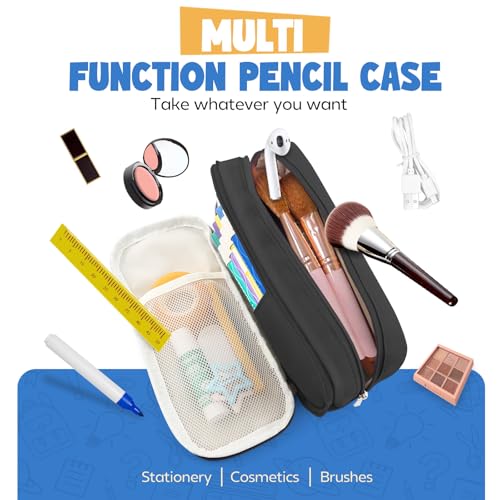 Astuccio Per Matite Di Grande Capacità, Astuccio Porta Pennarelli, Organizer Da Scrivania, Organizer Per Cancelleria, Per Forniture Scolastiche, Ufficio, Viaggi, Ufficio, Università - 3