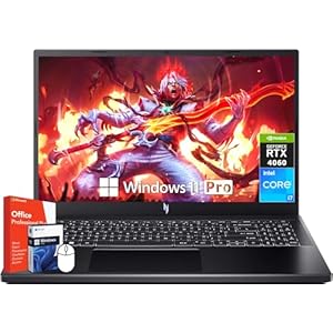 acer Nitro V 15 Gaming Laptop, Microsoft Office Lifetime License, 15.6″ 144Hz FHD Display, Intel 10-Core i7-13620H, NVIDIA GeForce RTX 4060, 32 GB DDR5 RAM, 1 TB SSD, Backlit Keyboard, Windows 11 Pro
