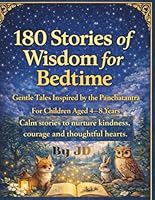Stories of Wisdom for Bedtime: 180 Gentle Panchatantra-Inspired Moral Stories for Children Aged 4–8 B0GN6D869G Book Cover