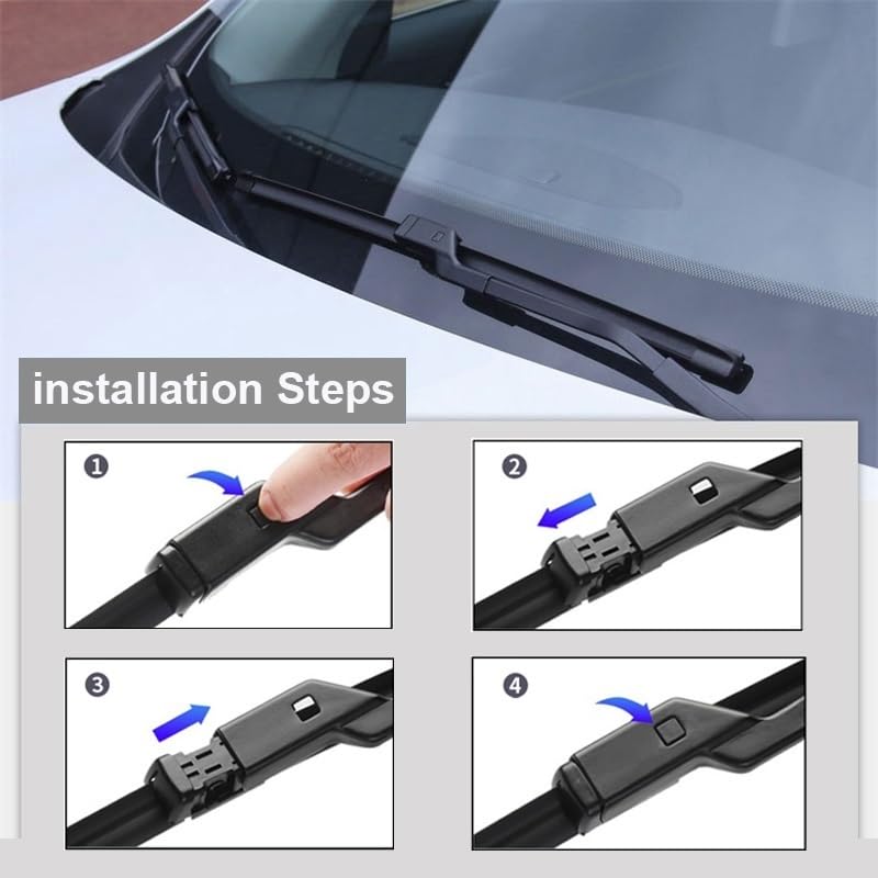Limpiaparabrisas delanteros VW ID.4 que eliminan el ruido y las marcas en el cristal 2