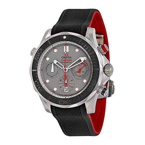 Omega Men's 21292445099001 Sea Master Analog Display Swiss Automatic Black Watch