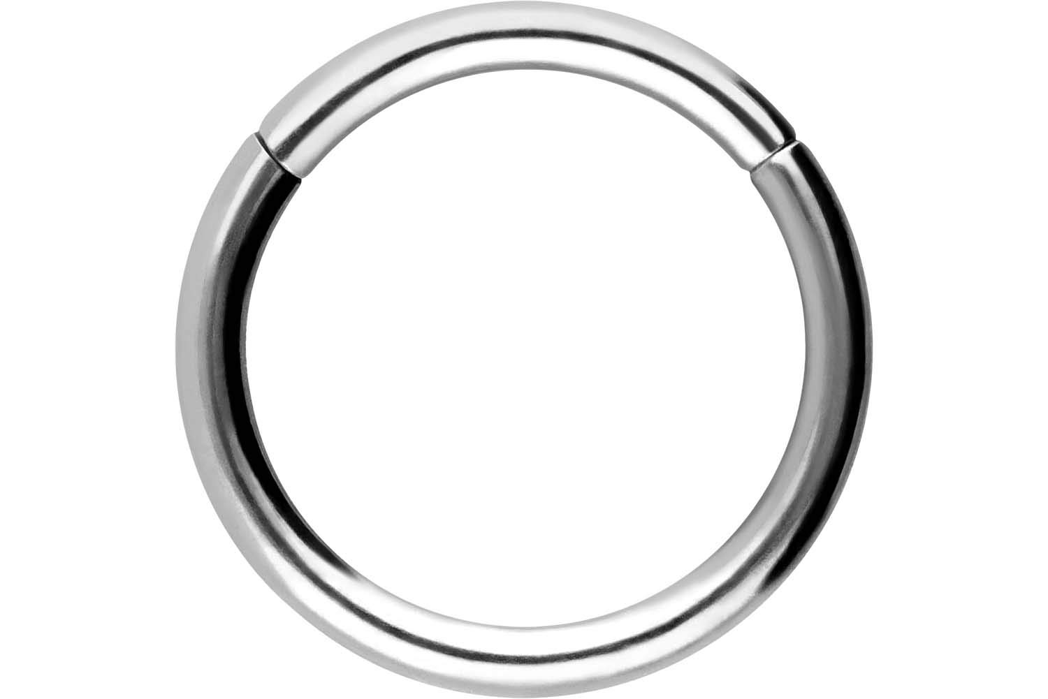 PIERCINGLINE Anillo segmento Clicker de acero quirúrgico – Piercing en oro, plata, rosa, negro o azul – para nariz, tabique, oreja, hélice o tragus — view 147