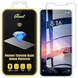 [2-Pack] QSEEL for Xiaomi (Redmi Note 6 Pro) Tempered Glass Screen Protector, 9H Anti-Scratch Screen Guard Film with Arc Edge & Oleophobic Coating, 3D Touch Compatible (Redmi Note 6 Pro, Clear)