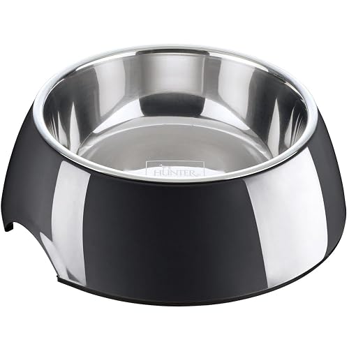 Hunter - Comedero De Melamina 350Ml Negro