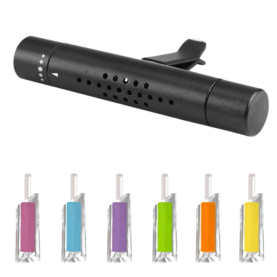 CPJJ Profumatore auto Diffusore con 6 Bastoncini Aromi Solidi