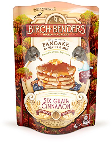 Six Grain Cinnamon Pancake And Waffle Mix By Birch Benders, Made With Organic Ingredients, Whole Grain, Non-Gmo, 16Oz #TOP7